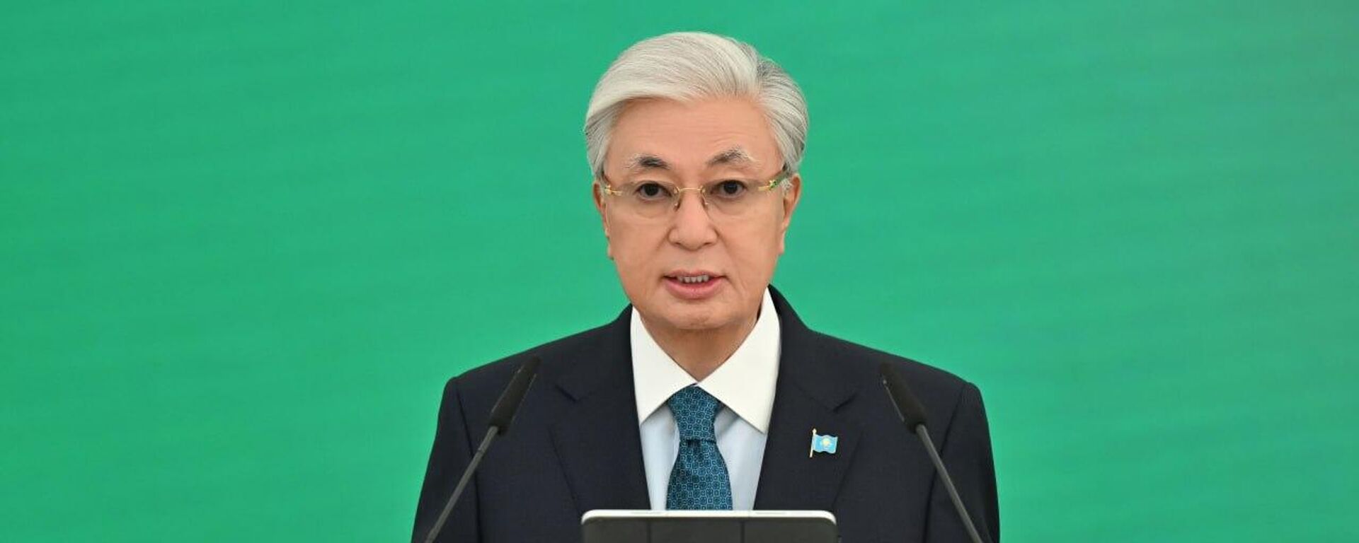 Касым-Жомарт Токаев выступил перед участниками экоакции Таза Казахстан в Астане - Sputnik Казахстан, 1920, 25.04.2026