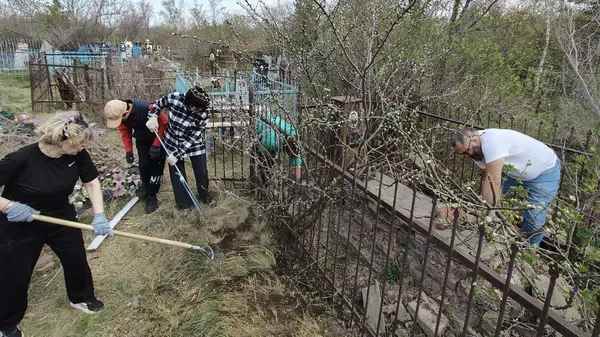 В Астане сотрудники посольства России приняли участие в акции 