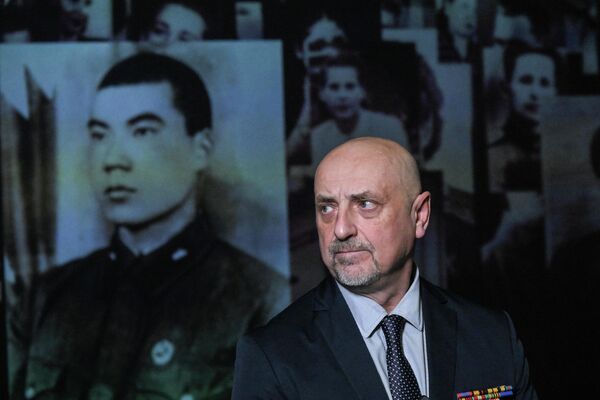 Автор проекта, генеральный директор кинокомпании Скайфест Алексей Никулин на премьере документального фильма Цитадель  - Sputnik Казахстан