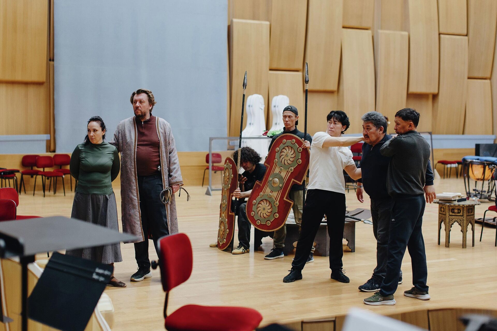 Репетиция оперы Аппак – дочь Кыпчакская в театре Астана Опера - Sputnik Казахстан, 1920, 27.04.2026