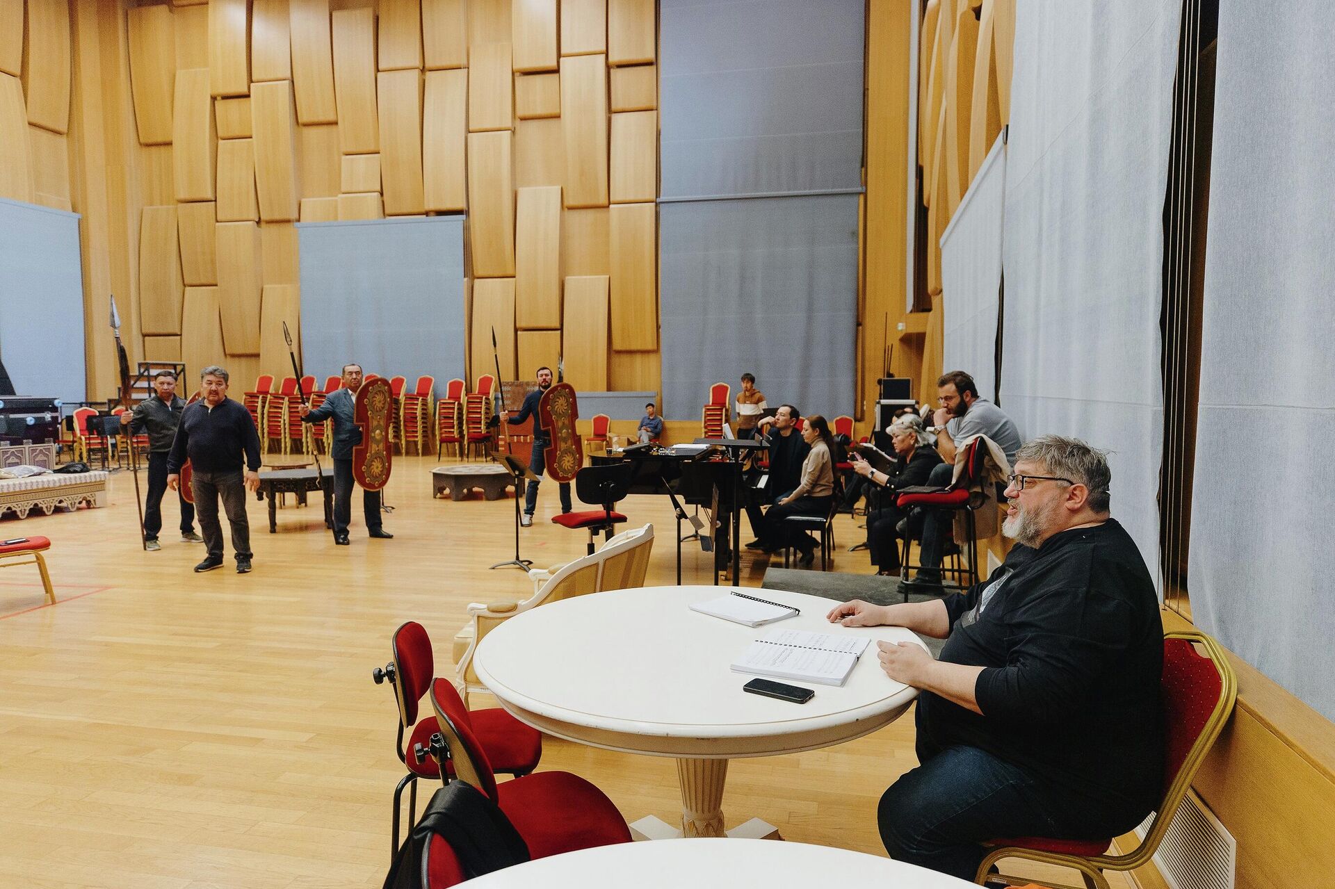 Репетиция оперы Аппак – дочь Кыпчакская в театре Астана Опера - Sputnik Казахстан, 1920, 27.04.2026