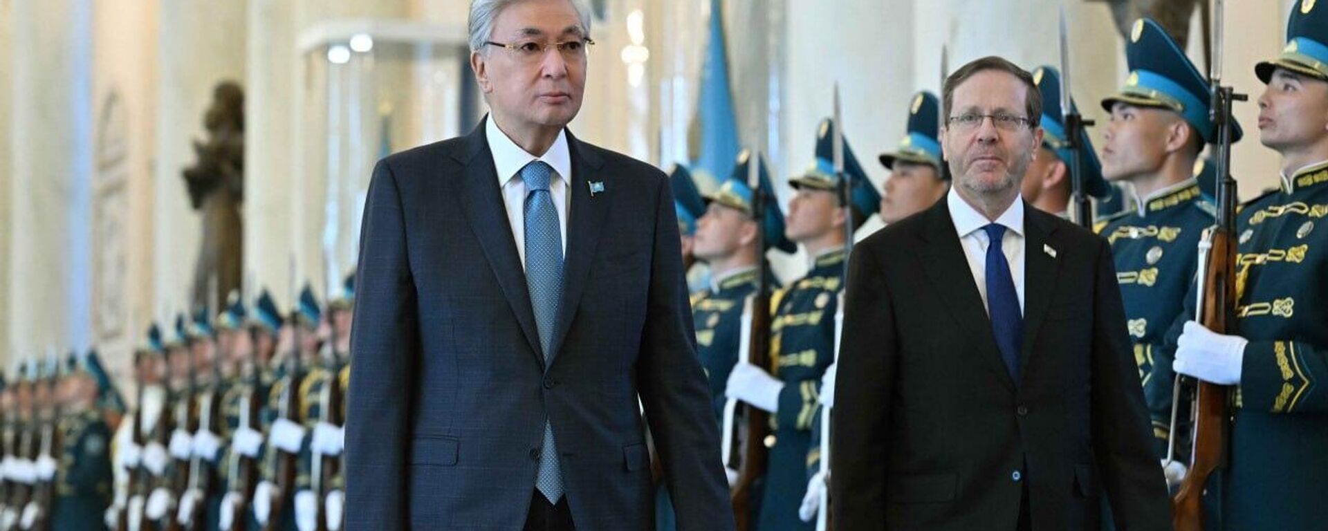 Президент Израиля Ицхак Герцог прибыл в Акорду - Sputnik Қазақстан, 1920, 27.04.2026