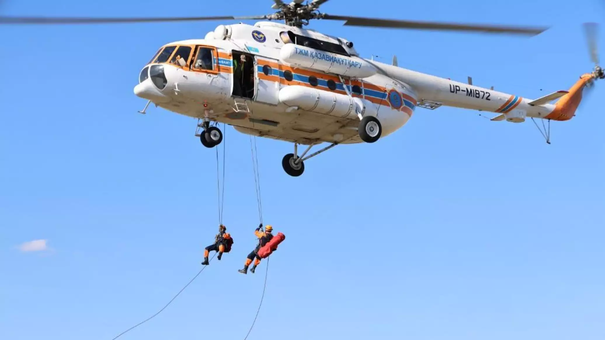 Спасатели учились тушить лесные пожары в Павлодарской области