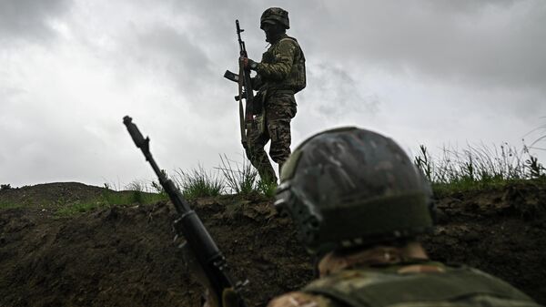 Военнослужащие 6-й мотострелковой бригады Южной группировки войск - Sputnik Казахстан