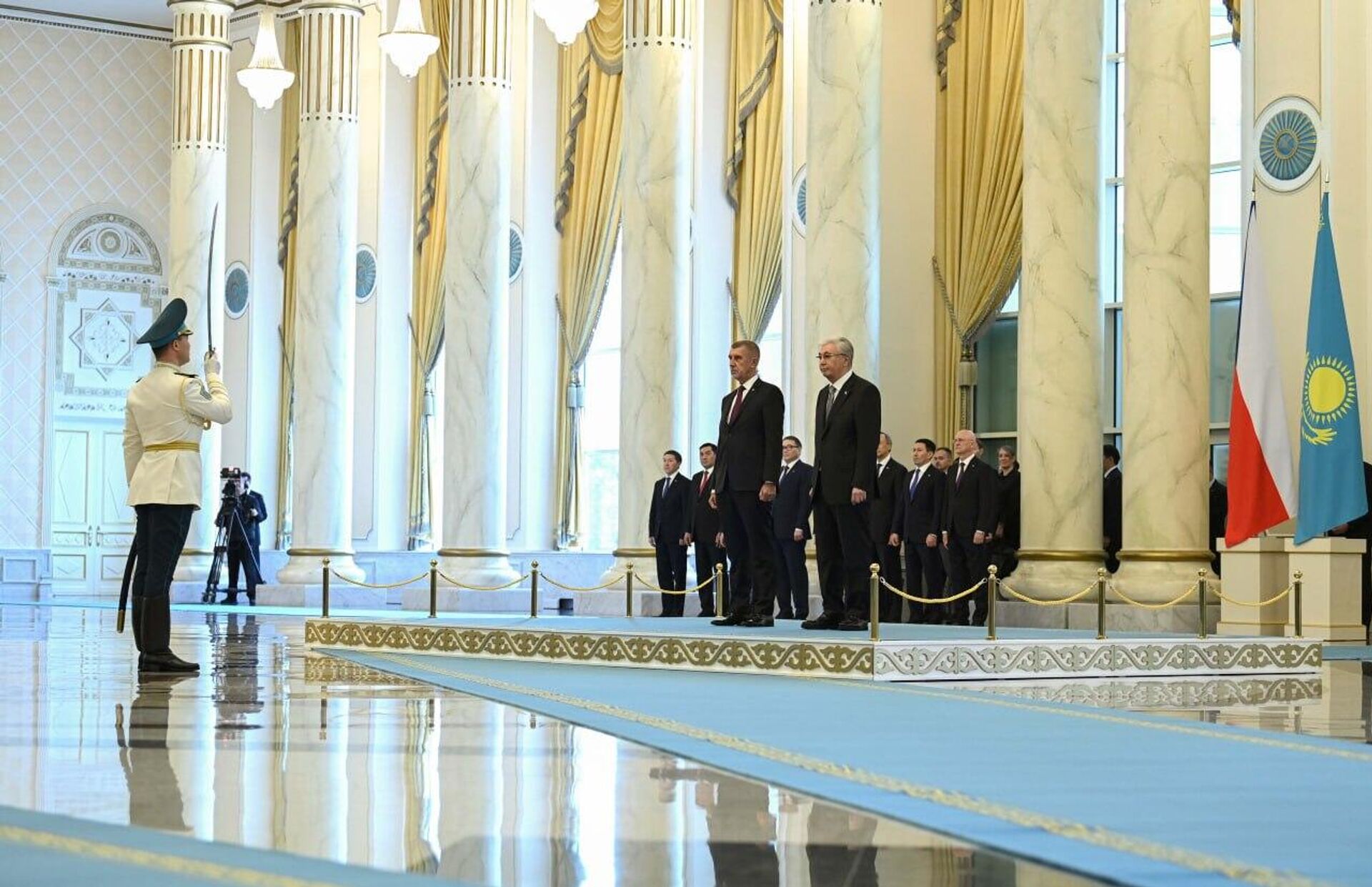 Встреча премьера Чехии Андрея Бабиша и Касым-Жомарта Токаева в Акорде - Sputnik Казахстан, 1920, 29.04.2026