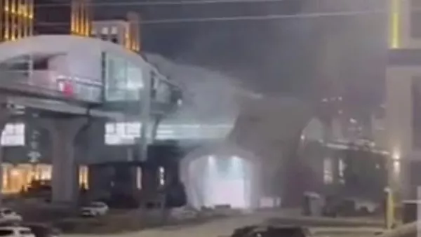 Задымление на одной из станций LRT в Астане сняли очевидцы  - Sputnik Қазақстан