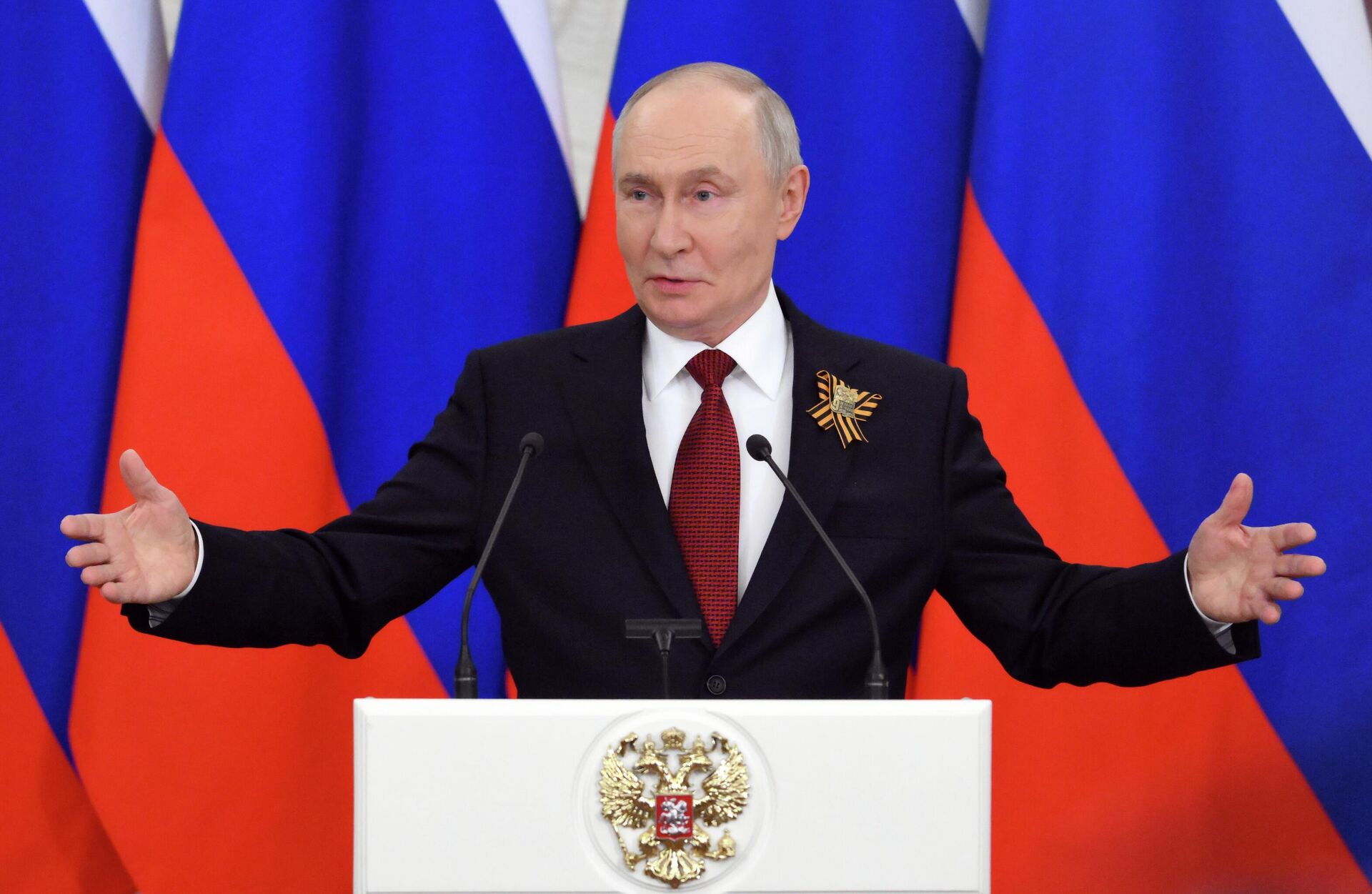 Президент РФ Владимир Путин  - Sputnik Казахстан, 1920, 10.05.2026