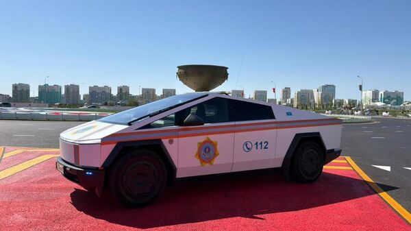 Түркістандағы ТМҰ саммитіне ТЖМ Tesla Cybertruck кезекшілік етеді - Sputnik Қазақстан