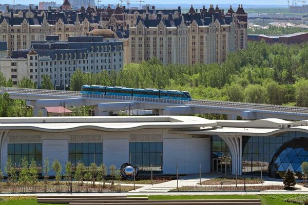 Касым-Жомарт Токаев запустил работу Astana LRT  - Sputnik Казахстан