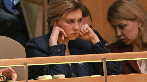 Елена Зеленская на заседании Генассамблеи ООН в Нью-Йорке - Sputnik Казахстан