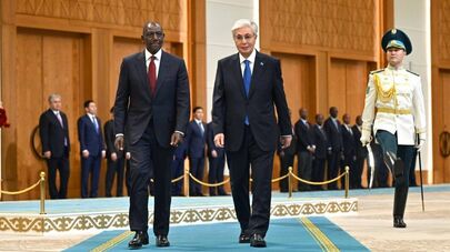 Президент Кении Уильям Руто и Касым-Жомарт Токаев в Астане
