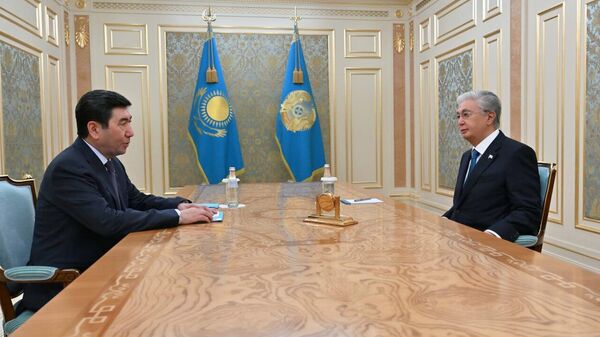 Мемлекет басшысы мәжіліс төрағасы Ерлан Қошановты қабылдады - Sputnik Қазақстан