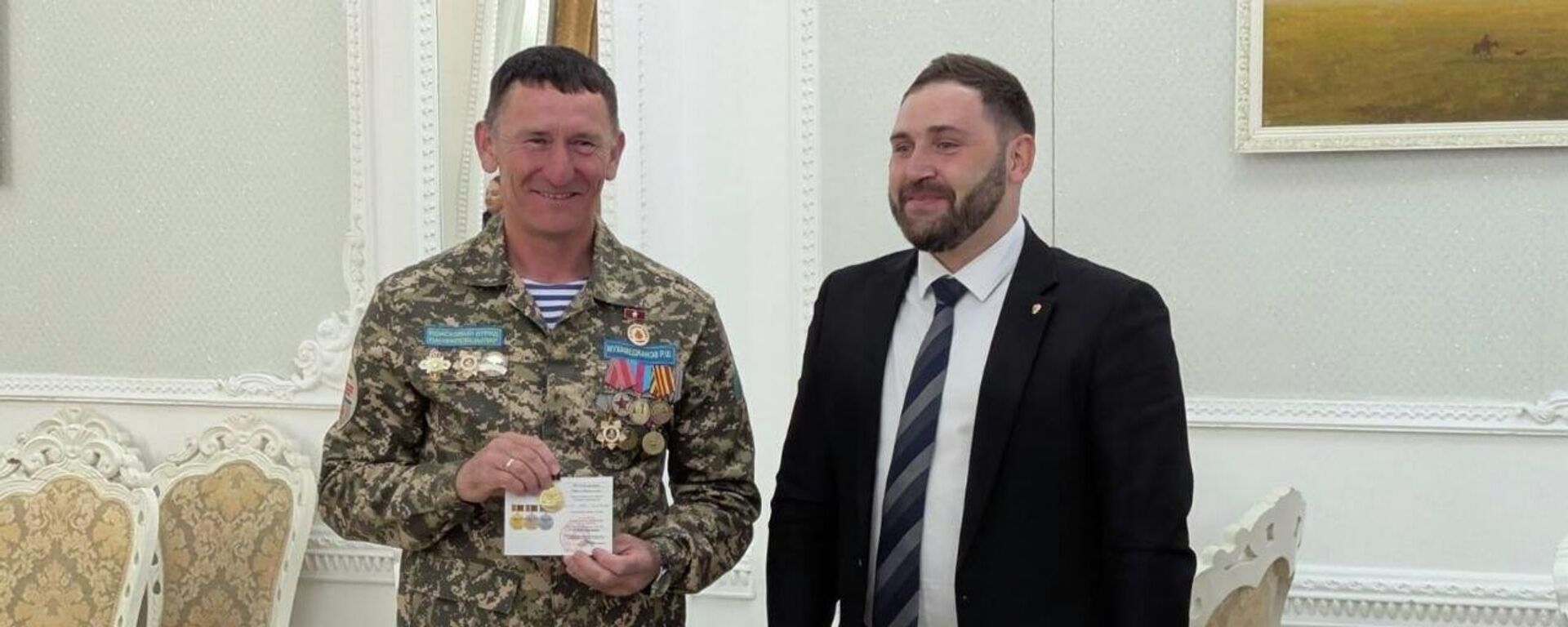 Павлодарским поисковикам вручили награды Минобороны России Павлодарским поисковикам вручили награды Минобороны России - Sputnik Казахстан, 1920, 25.05.2026