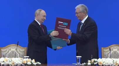 Владимир Путин и Касым-Жомарт Токаев  подписали Соглашение о  строительстве АЭС в Казахстане