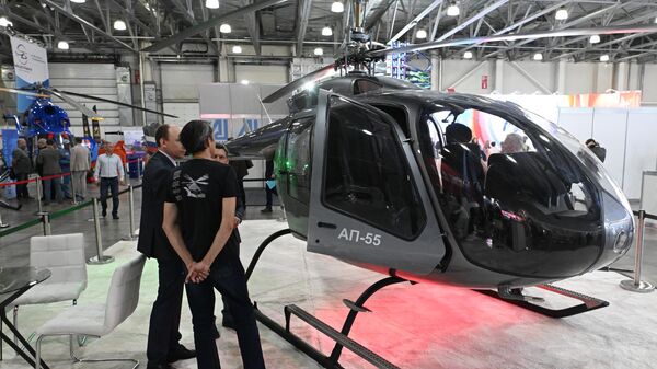 Международная выставка вертолетной индустрии и беспилотных авиационных систем HeliRussia в Подмосковье - Sputnik Казахстан