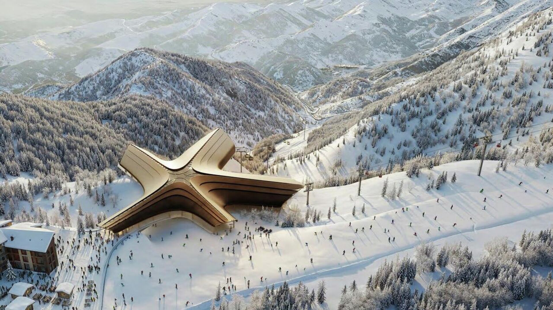 Эскизы курорта Almaty SuperSki - Sputnik Казахстан, 1920, 09.06.2026