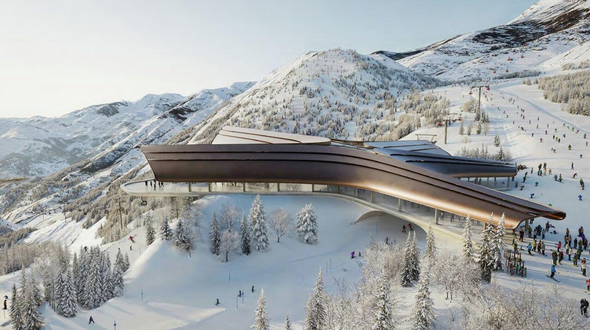 Эскизы курорта Almaty SuperSki - Sputnik Казахстан, 1920, 09.06.2026