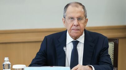 Министр иностранных дел РФ Сергей Лавров на заседании совета министров иностранных дел ОДКБ