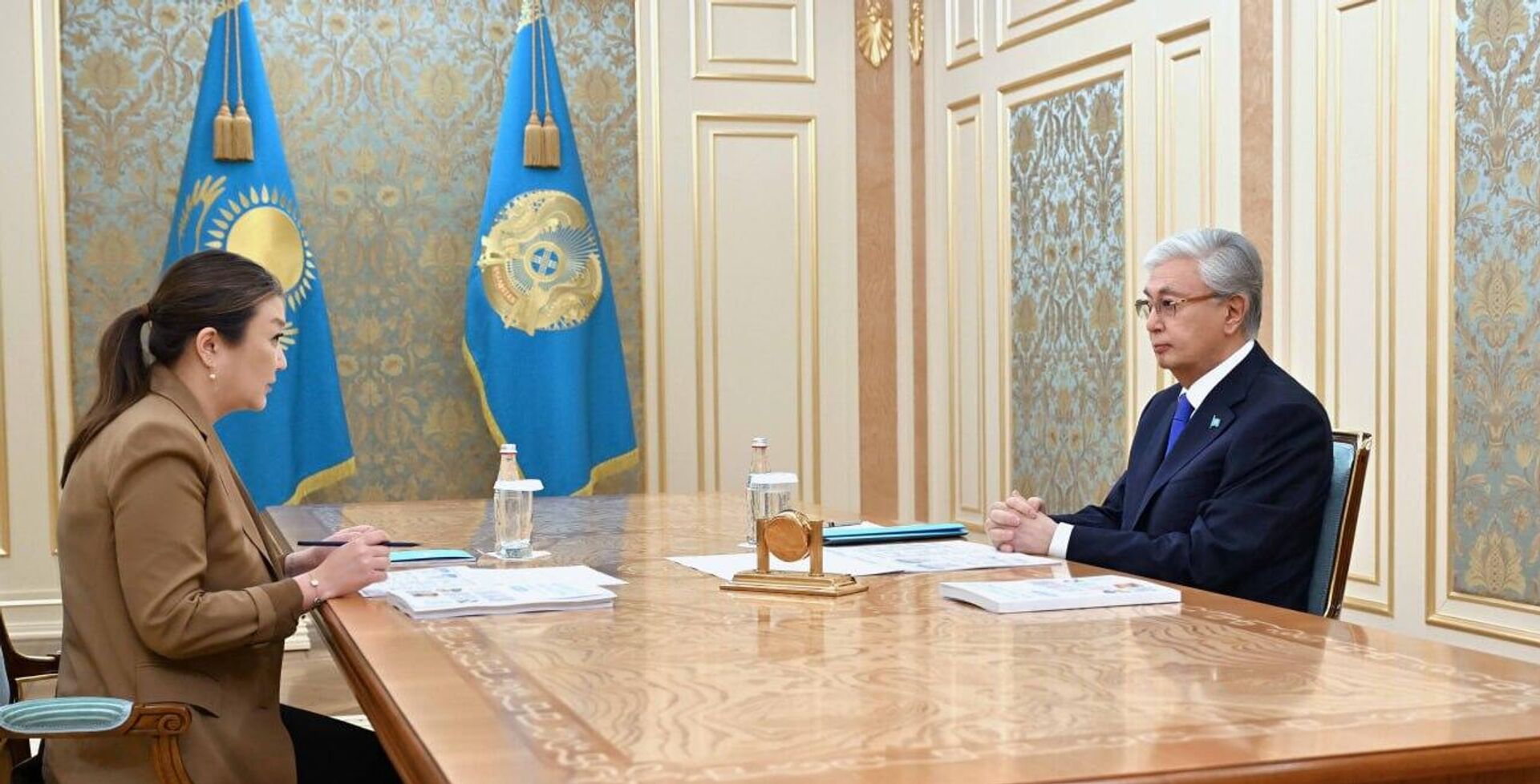Касым-Жомарт Токаев принял Уполномоченного по правам ребенка Динару Закиеву - Sputnik Қазақстан, 1920, 11.06.2026