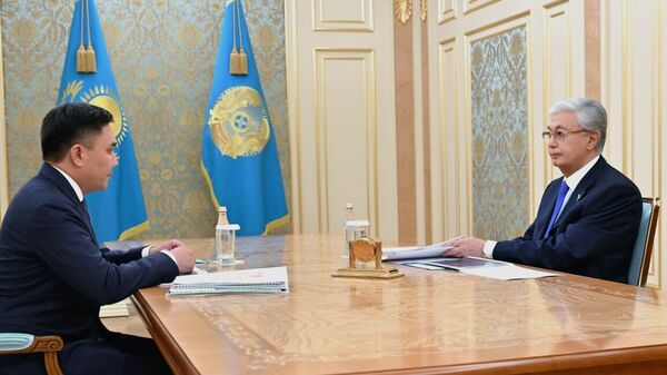  Касым-Жомарт Токаев принял акима Шымкента Габита Сыздыкбекова - Sputnik Қазақстан