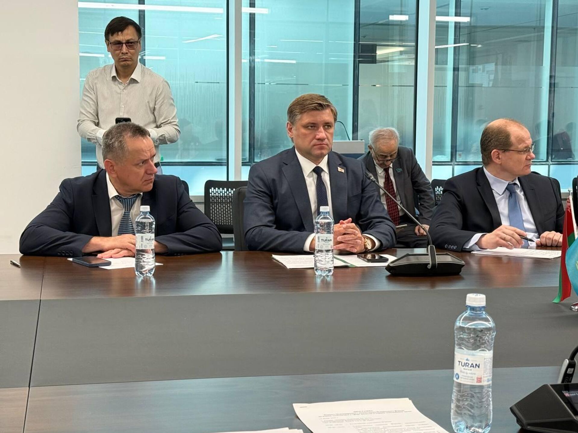Посол Беларуси в Казахстане Алексей Богданов на форуме в Астане Посол Беларуси в Казахстане Алексей Богданов на форуме в Астане - Sputnik Казахстан, 1920, 15.06.2026