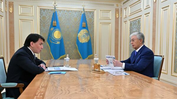 Мемлекет басшысы Бәсекелестікті қорғау және дамыту агенттігінің төрағасы Марат Омаровты қабылдады - Sputnik Қазақстан