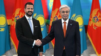 Президент Черногории Яков Милатович и Касым-Жомарт Токаев провели переговоры