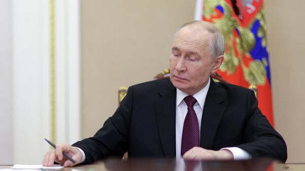 Совещание президента Владимира Путина с правительством РФ - Sputnik Казахстан