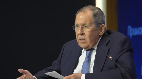 Глава МИД РФ С. Лавров выступил на форуме Примаковские чтения - Sputnik Казахстан