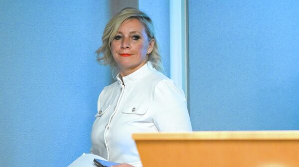 25 июня официальный представитель МИД России Мария Захарова проводит еженедельный брифинг для представителей СМИ в формате телеконференции. - Sputnik Казахстан