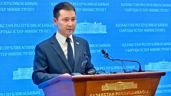 Официальный представитель МИД Казахстана Ерлан Жетыбаев - Sputnik Казахстан