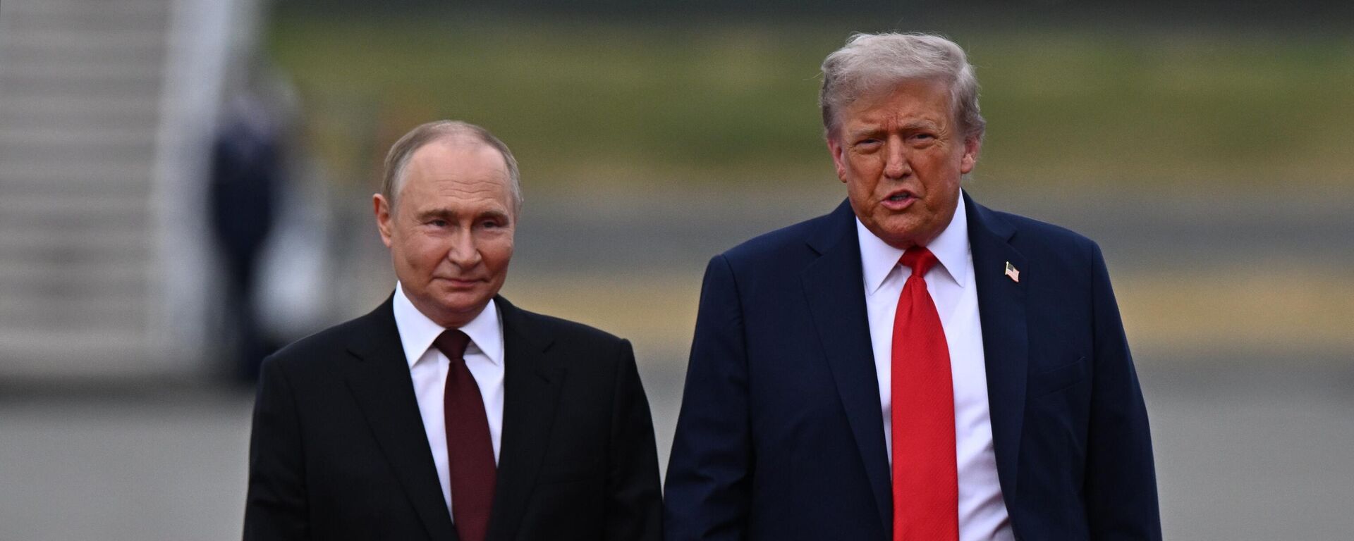 Владимир Путин и Дональд Трамп на Аляске, архивное фото - Sputnik Казахстан, 1920, 29.06.2026