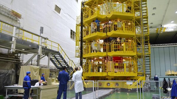 На космодроме Байконур приступили к испытаниям нового грузового космического корабля Прогресс МС-35 - Sputnik Казахстан