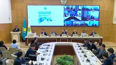Первое заседание Центральной избирательной комиссии РК в рамках электоральной кампании по выборам депутатов Курултая Республики Казахстан