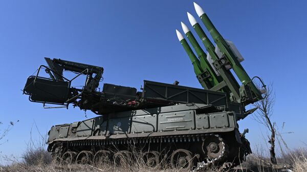 Зенитно-ракетный дивизион ЦВО на Авдеевском направлении, архивное фото - Sputnik Казахстан