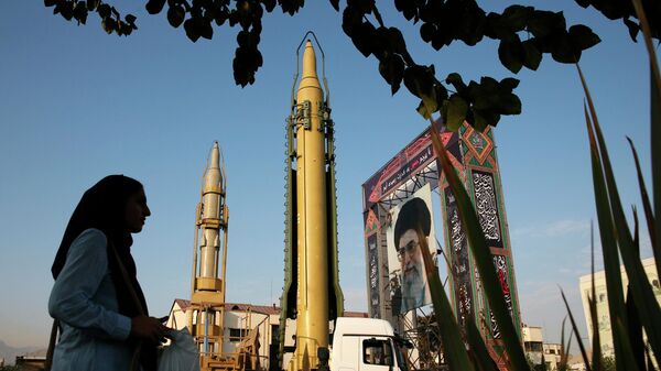 Ракеты на площади Бахарестан в Тегеране - Sputnik Казахстан