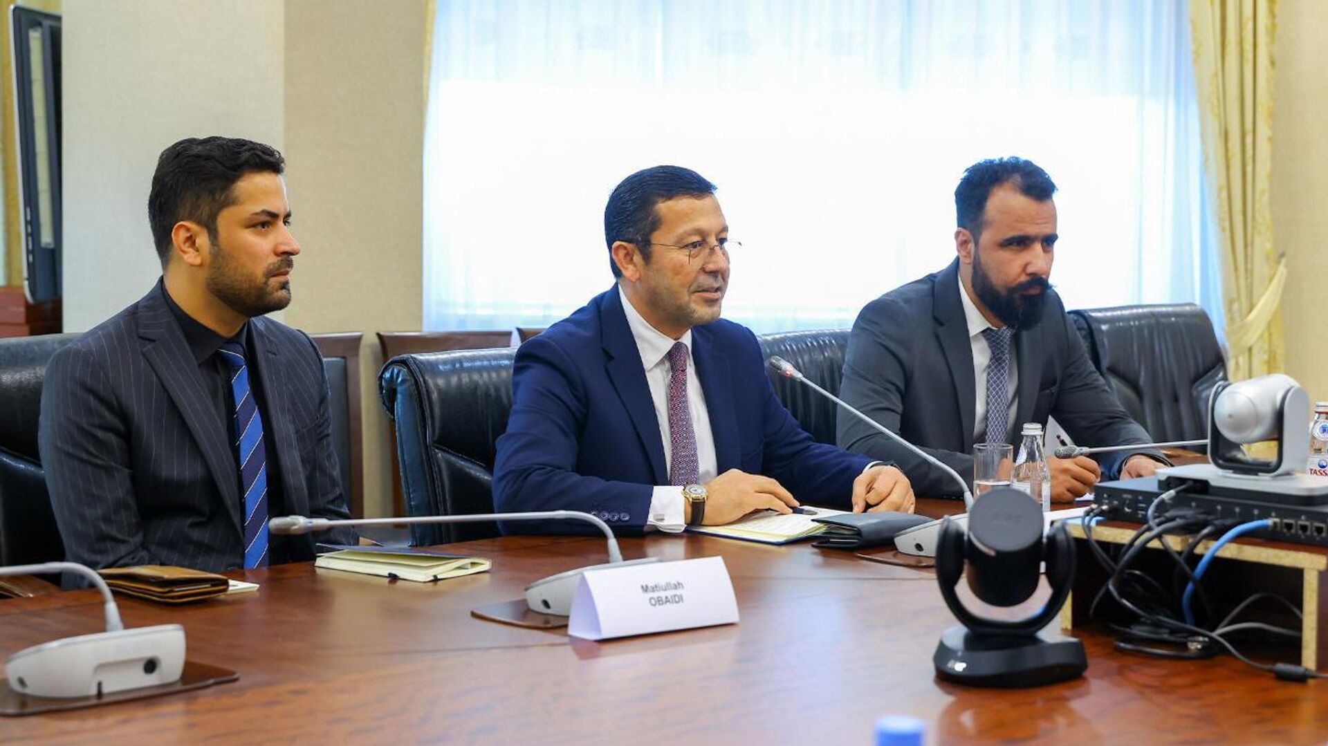 Встреча председателя Ghazanfar Bank Мохаммада Исмаила Газанфара и вице-премьера Казахстана Серика Жумангарина Встреча председателя Ghazanfar Bank Мохаммада Исмаила Газанфара и вице-премьера Казахстана Серика Жумангарина - Sputnik Казахстан, 1920, 09.07.2026