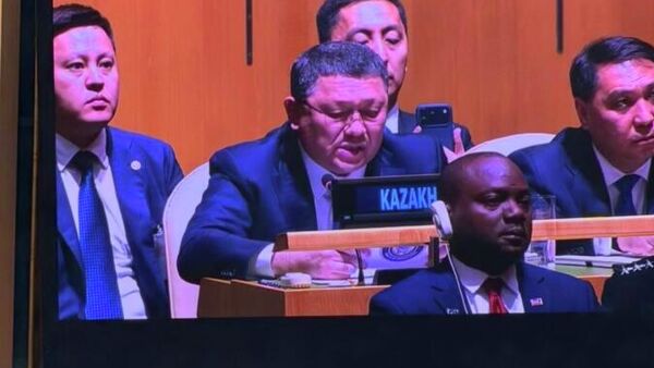  Глава МВД Казахстана Ержан Саденов выступил на Полицейском саммите ООН и посетил полицию Нью-Йорка - Sputnik Казахстан