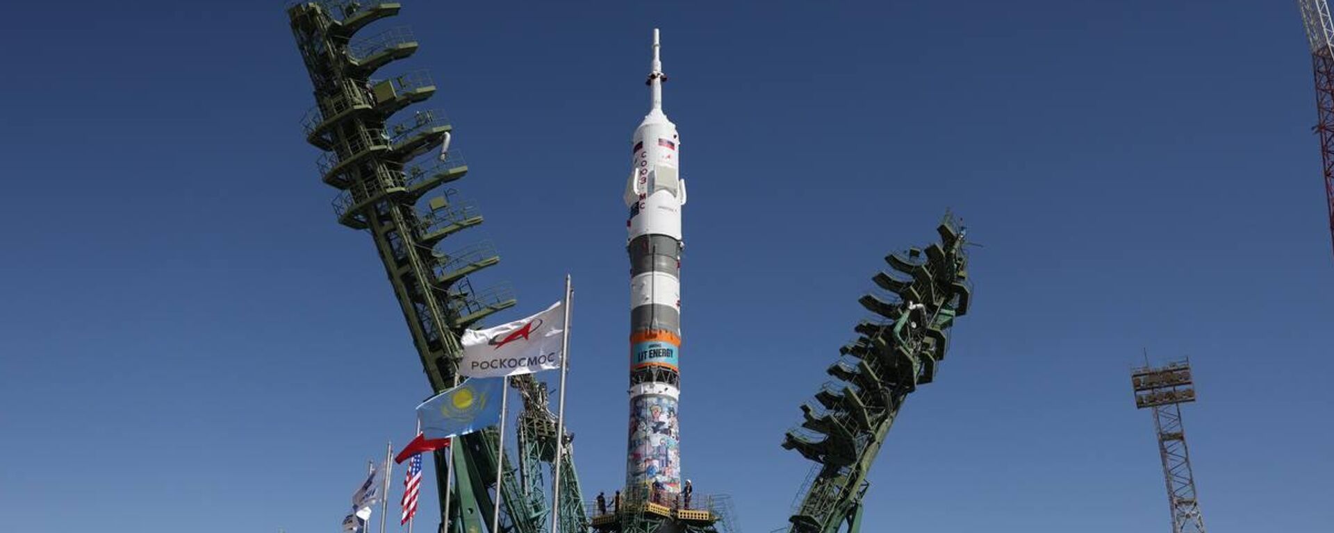  Ракета с пилотируемым кораблем Союз МС‑29 на Байконуре - Sputnik Қазақстан, 1920, 11.07.2026