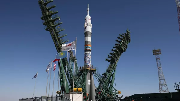  Ракета с пилотируемым кораблем Союз МС‑29 на Байконуре - Sputnik Қазақстан