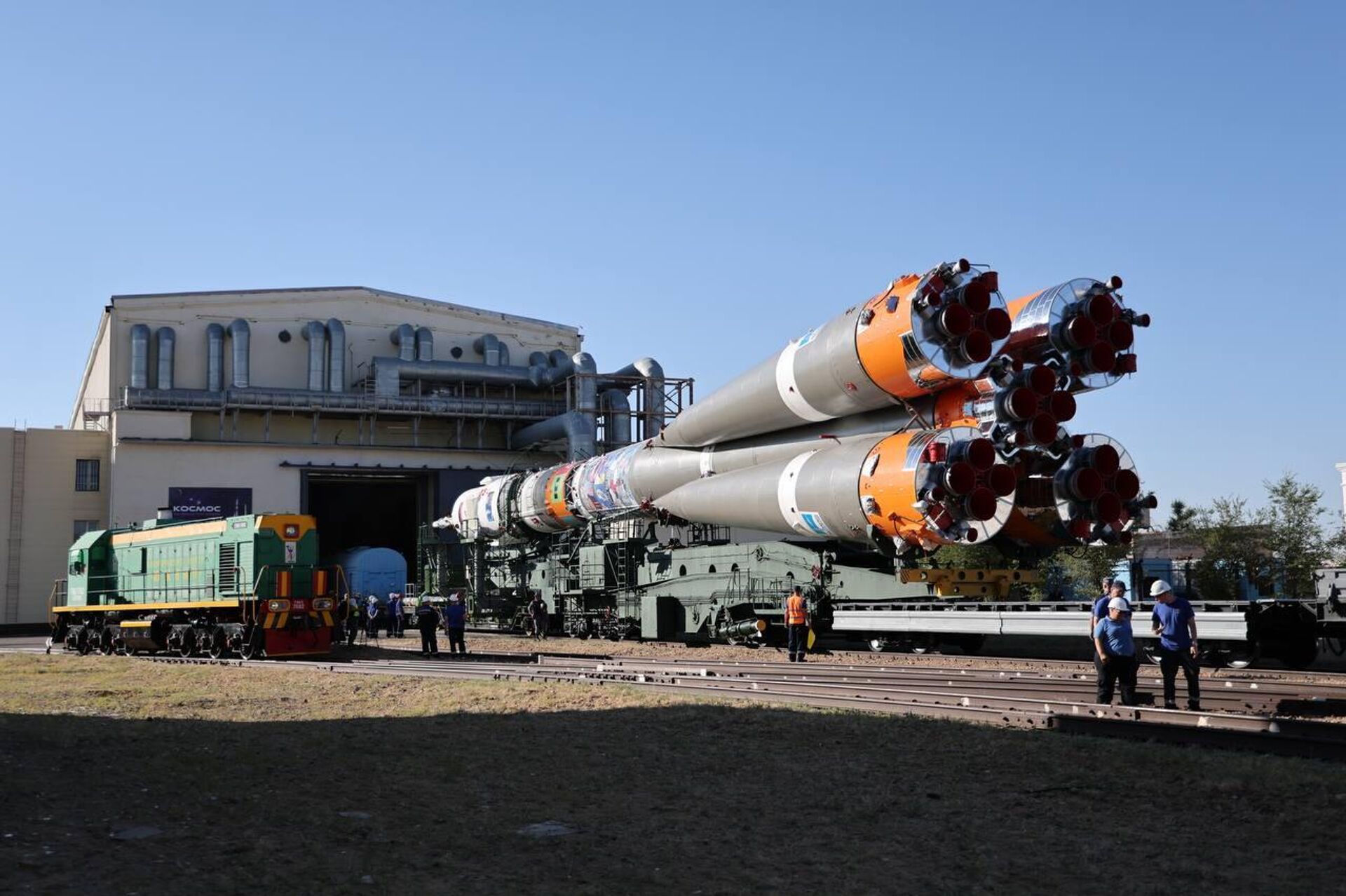  Ракета с пилотируемым кораблем Союз МС‑29 на Байконуре - Sputnik Казахстан, 1920, 11.07.2026