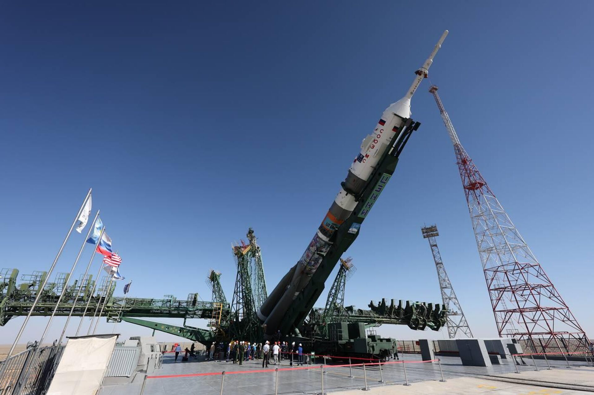  Ракета с пилотируемым кораблем Союз МС‑29 на Байконуре - Sputnik Казахстан, 1920, 11.07.2026