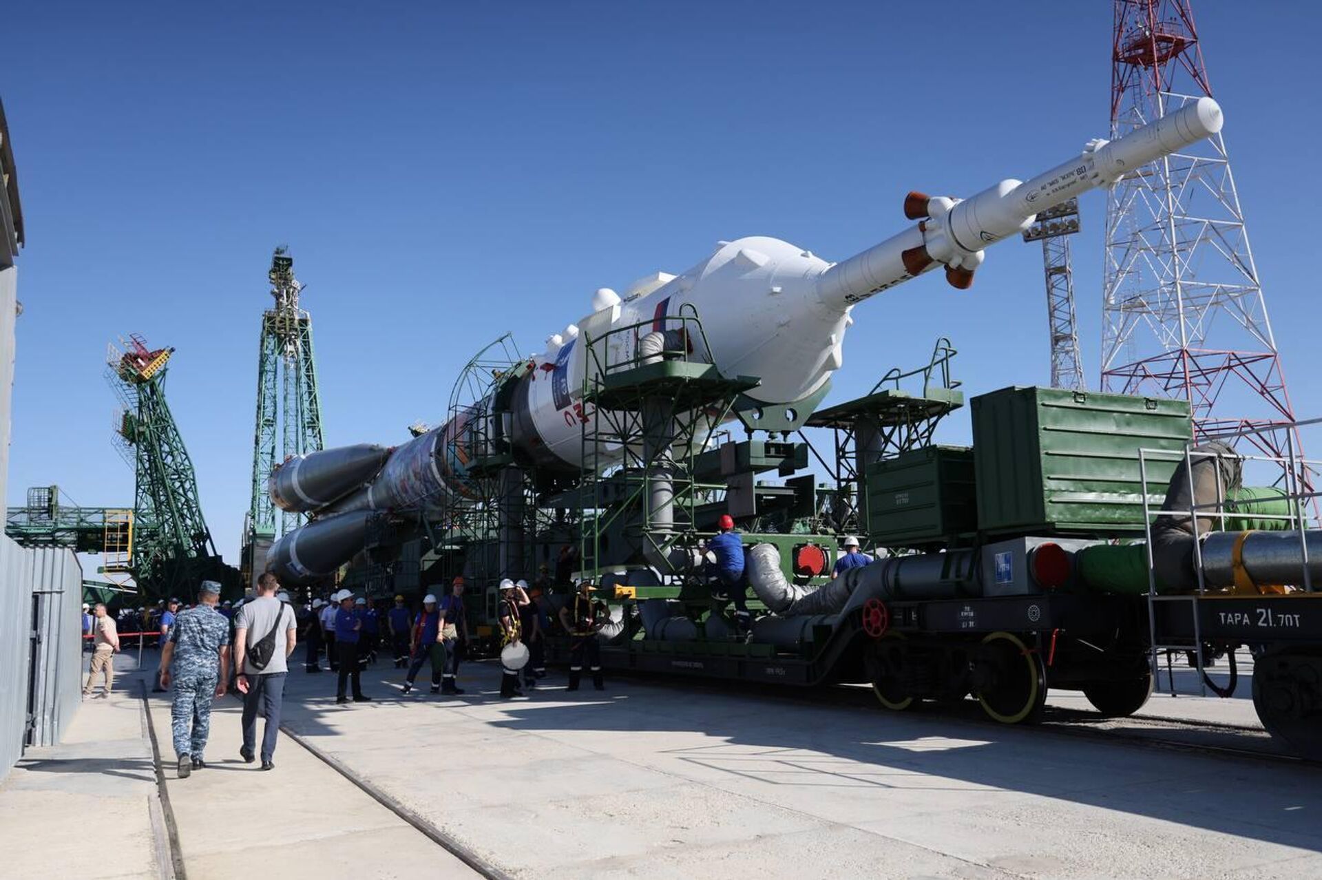  Ракета с пилотируемым кораблем Союз МС‑29 на Байконуре - Sputnik Казахстан, 1920, 11.07.2026