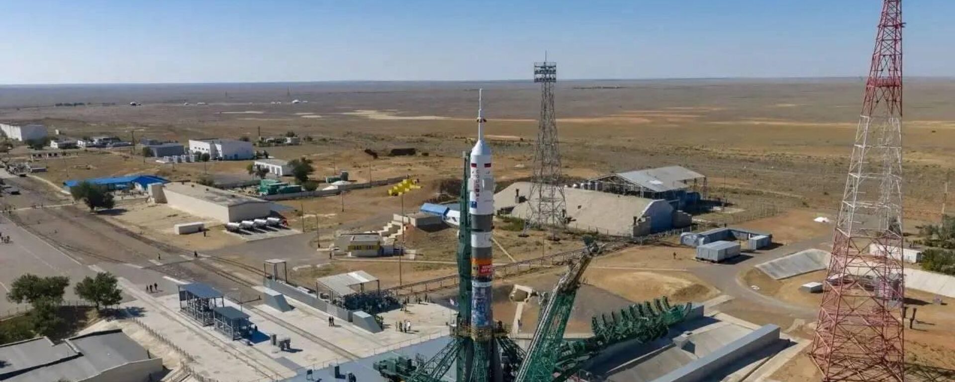 Ракета с пилотируемым кораблем Союз МС‑29 на Байконуре Ракета с пилотируемым кораблем Союз МС‑29 на Байконуре - Sputnik Қазақстан, 1920, 14.07.2026
