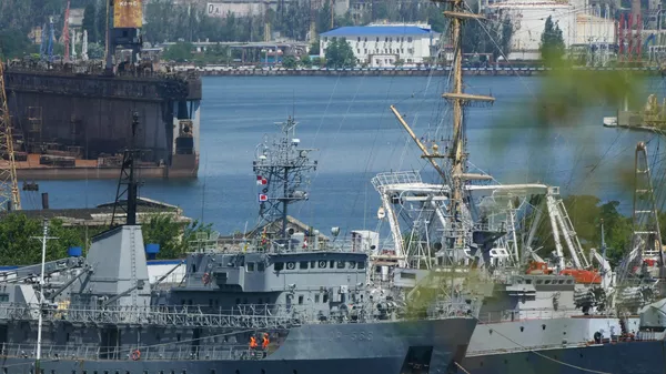Судно ВМС Украины в порту Одессы, архивное фото - Sputnik Казахстан