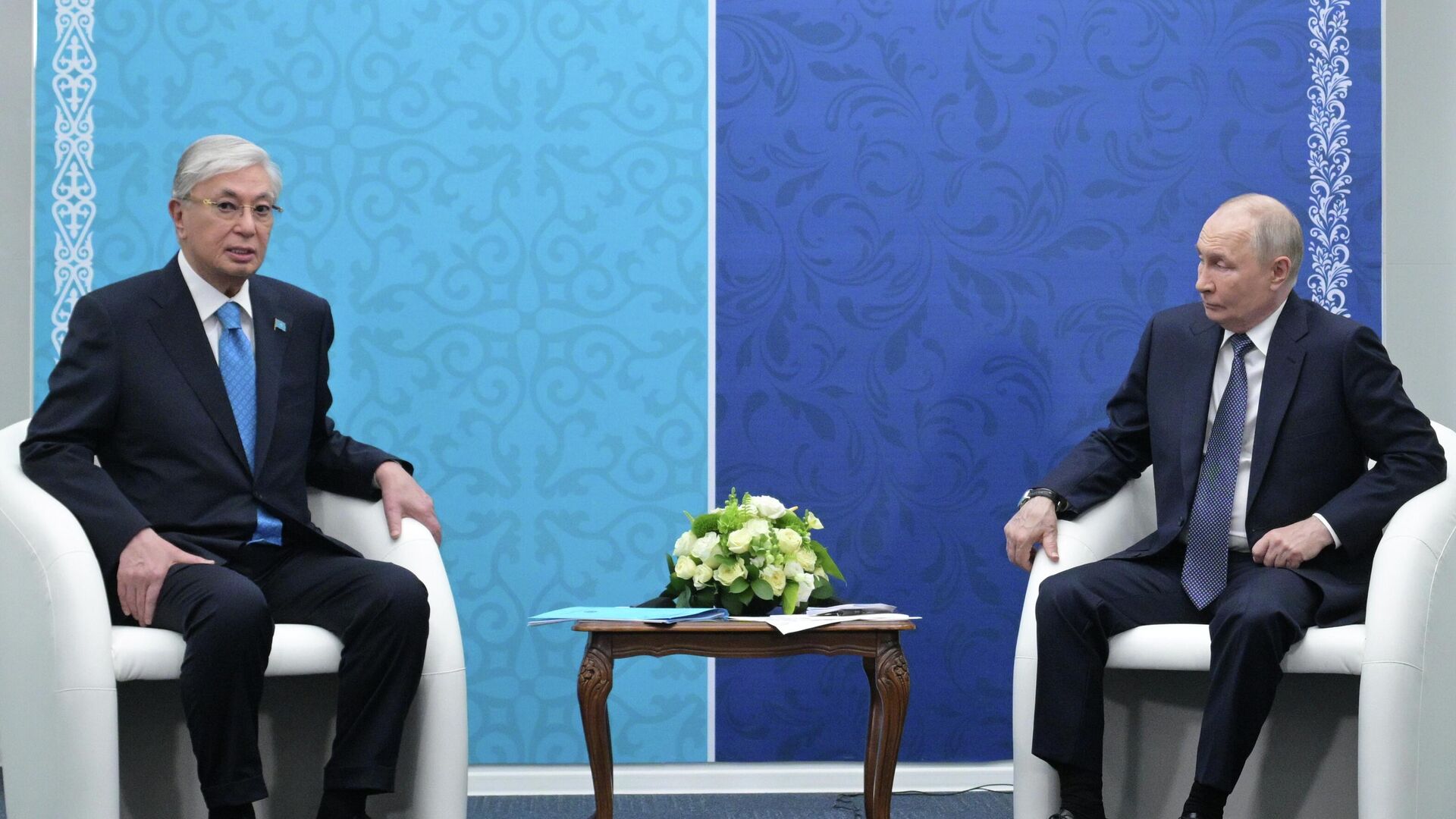 Қазақстан президенті Қасым-Жомарт Тоқаев пен РФ президенті Владимир Путин Қазақстан президенті Қасым-Жомарт Тоқаев пен РФ президенті Владимир Путин - Sputnik Қазақстан, 1920, 25.07.2026