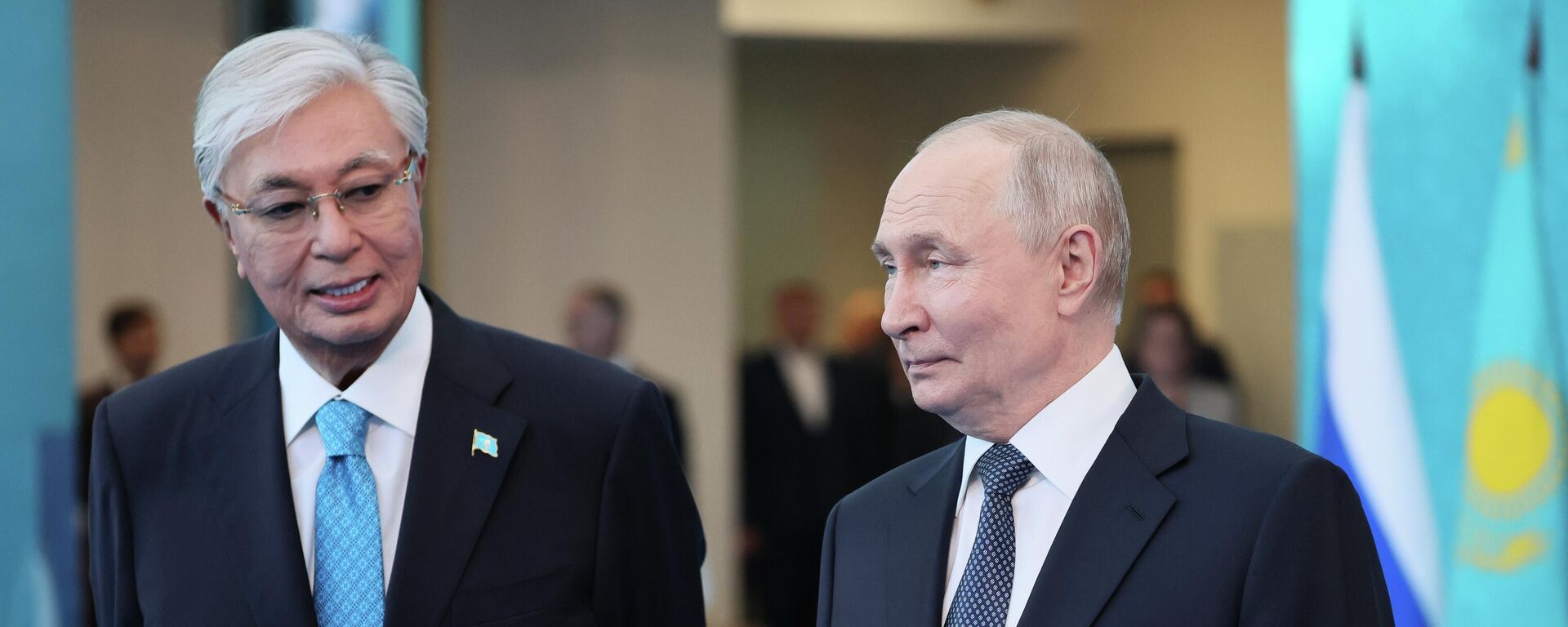 Касым-Жомарт Токаев и Владимир Путин в Омске - Sputnik Казахстан, 1920, 25.07.2026