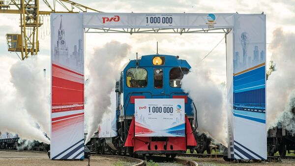 Ресей – Қазақстан – Қытай бағдары бойынша миллионыншы контейнер жөнелтілді  - Sputnik Қазақстан