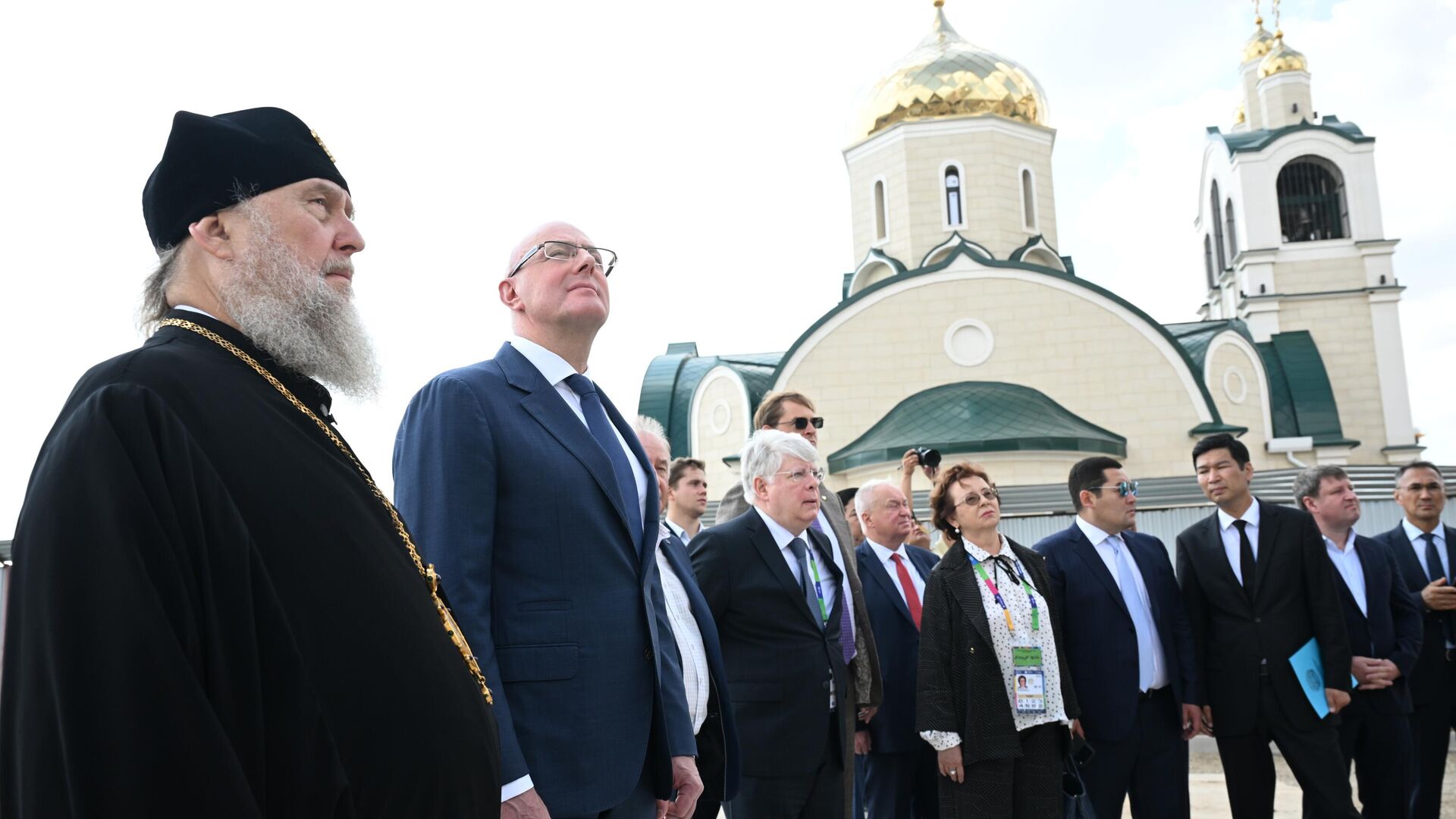 Вице-премьер России Дмитрий Чернышенко ознакомился со строительством нового православного комплекса в Астане Вице-премьер России Дмитрий Чернышенко ознакомился со строительством нового православного комплекса в Астане - Sputnik Казахстан, 1920, 29.07.2026