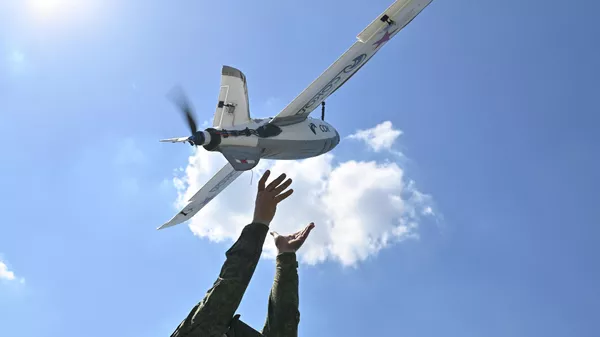 Боевая работа расчета БПЛА Сокол группировки войск Центр на Добропольском направлении СВО - Sputnik Казахстан
